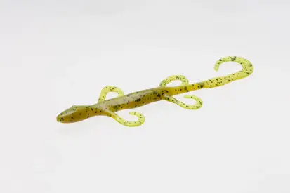 Zoom 6" Lizard 9pk - Pumpkin Chartreuse