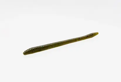 Zoom 4.5" Finesse Worm 20pk - Green Pumpkin Blue
