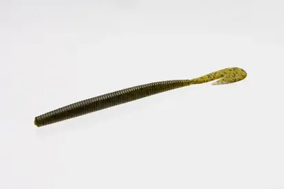 Zoom 6" UV Speed Worm 15pk - Green Pumpkin