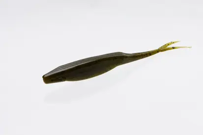 Zoom 5" Super Fluke 10pk - Green Pumpkin