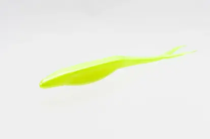 Zoom 5" Super Fluke 10pk - Chartreuse Pearl
