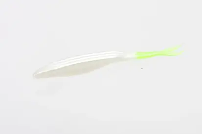 Zoom 5" Super Fluke 10pk - White Pearl/Chartreuse