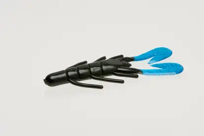Zoom 3.5" Ultra-Vibe Speed Craw 12pk - Black Blue