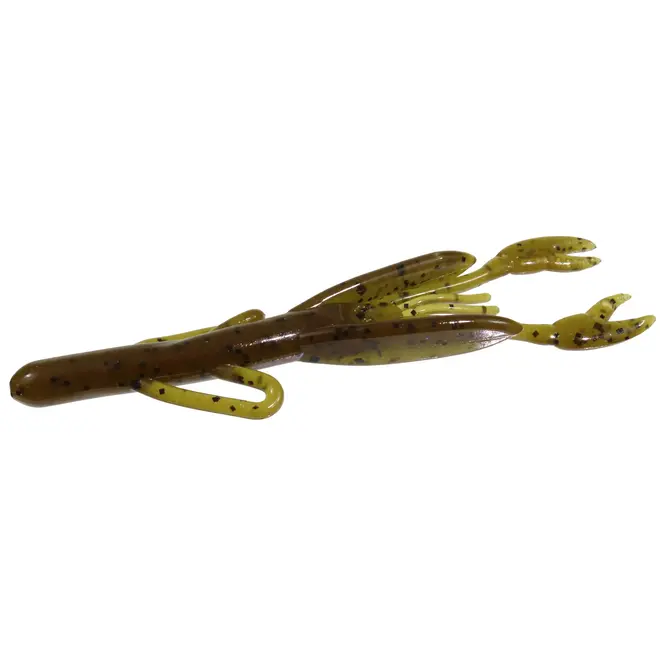 Zoom 4" Baby Brush Craw 12pk - Green Pumpkin