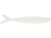 Zoom 4.25" Shimmer Shad 5pk - White