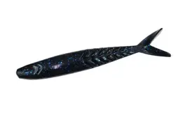 Zoom 4.25" Shimmer Shad 5pk - Black/Blue